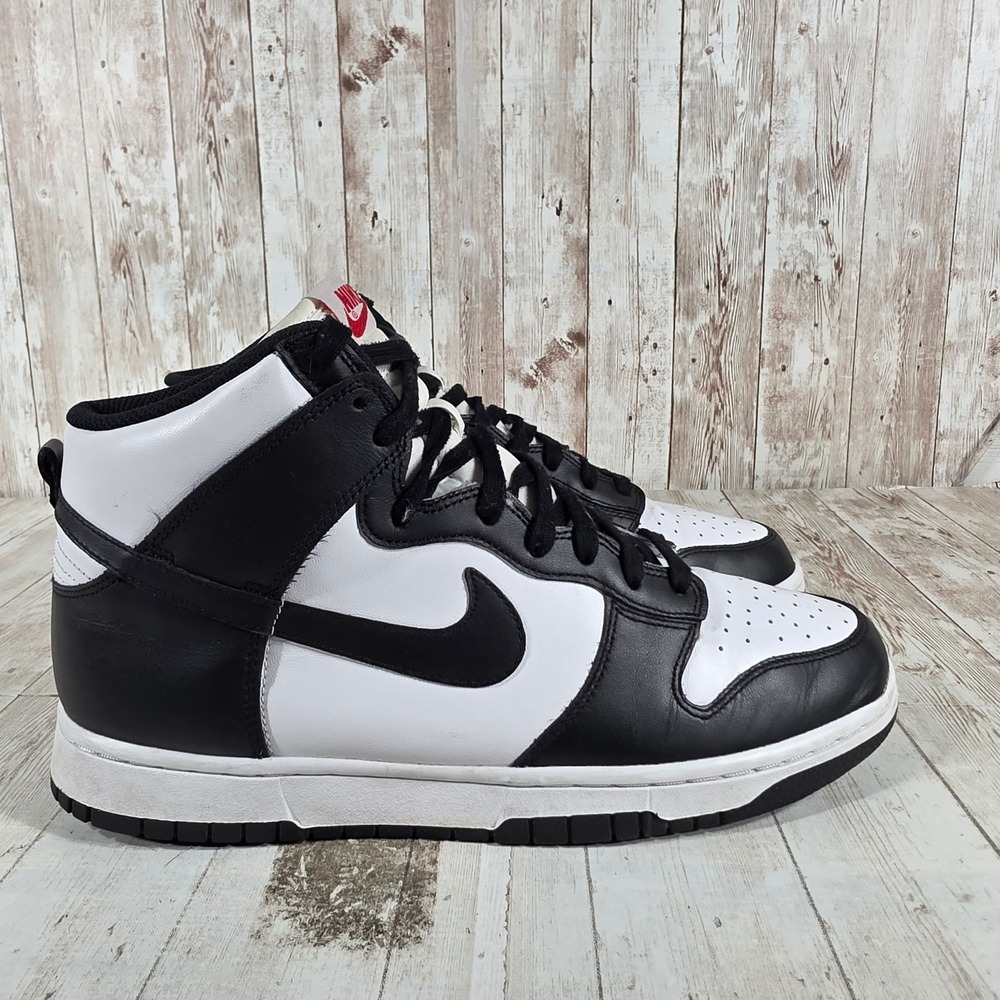 Nike Dunk High Panda White Black Womens Sneakers DD1869-103 Size 11